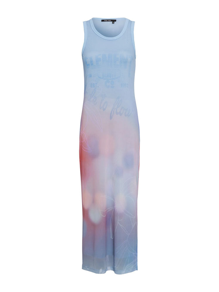 Marc Aurel Dress Blue Patterned