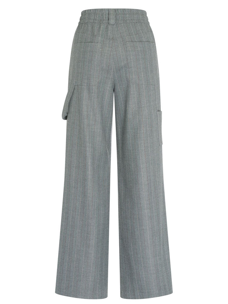 Marc Aurel Wide Leg Trousers Grey