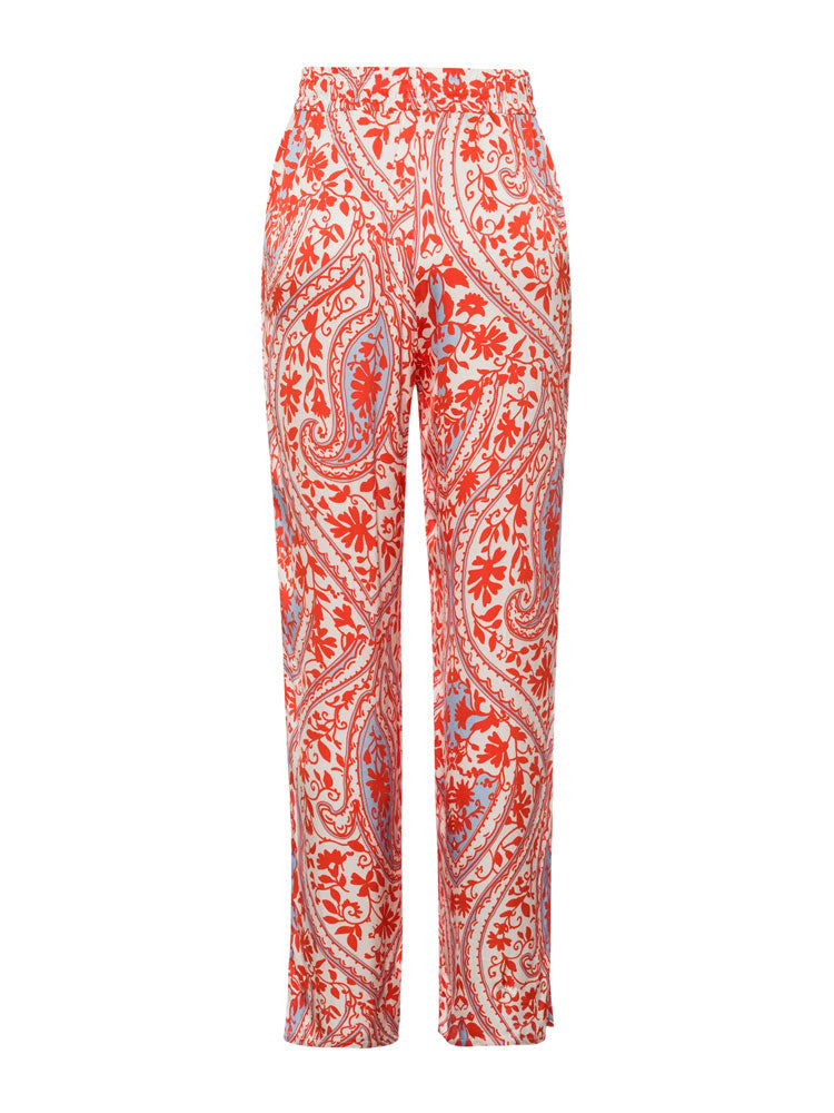 Marc Aurel Trousers Red &amp; White