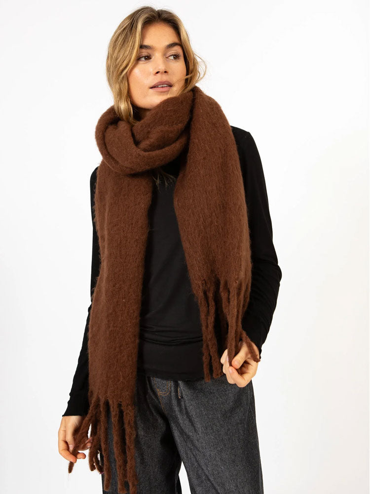 CC Heart Maren Scarf Chocolate