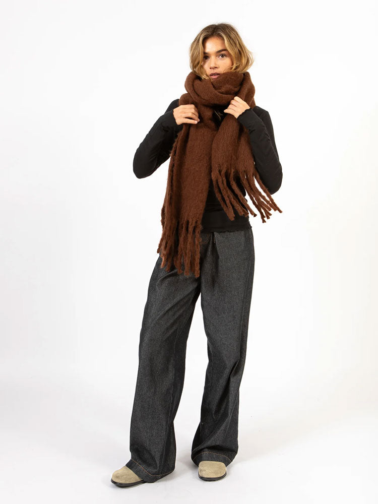 CC Heart Maren Scarf Chocolate