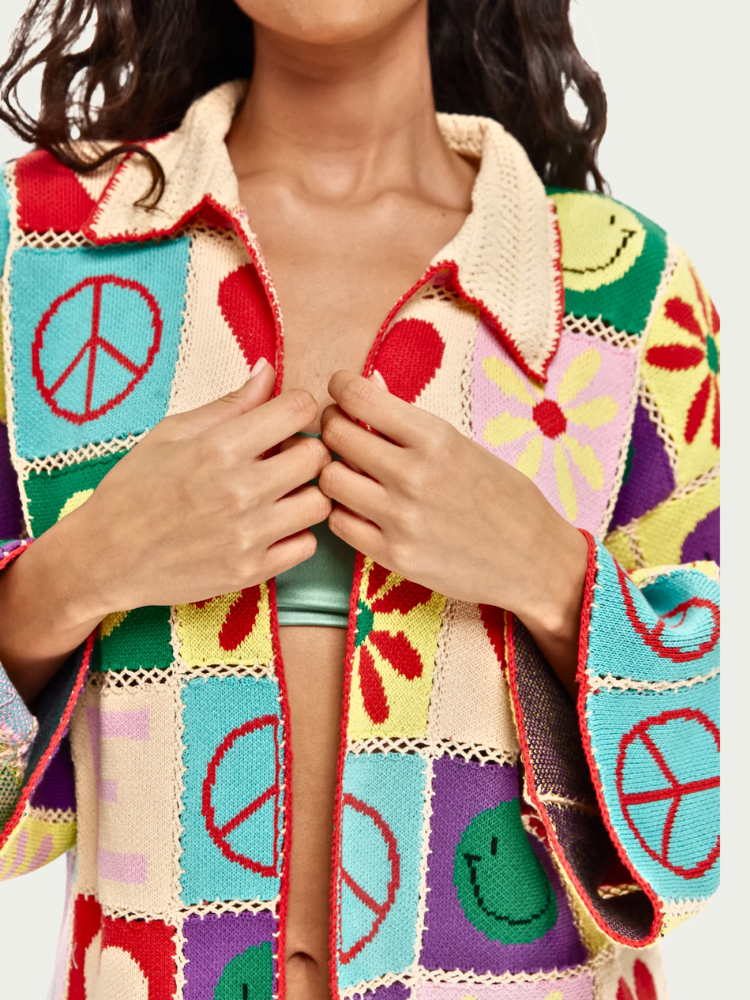 Me369 Miami Crochet Cardigan