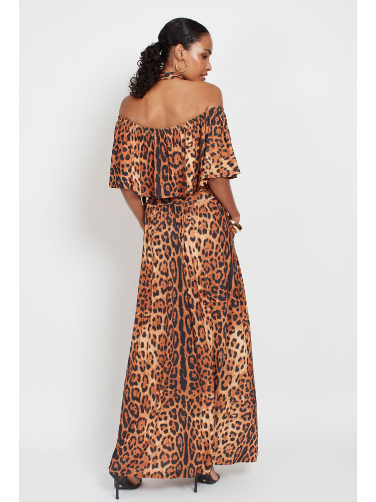 Onjenu Misty Maxi Dress Leopard