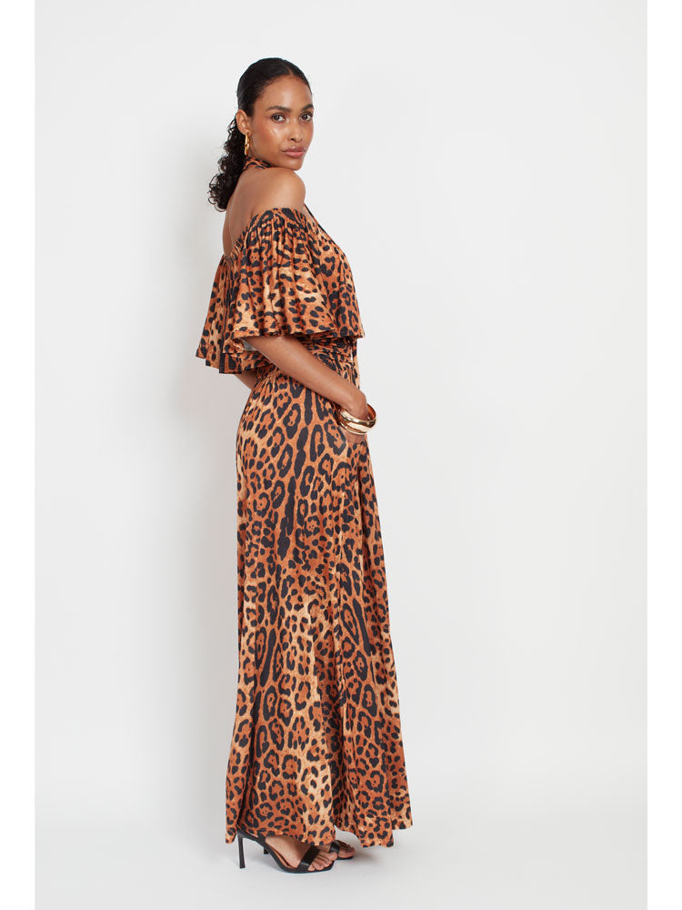 Onjenu Misty Maxi Dress Leopard