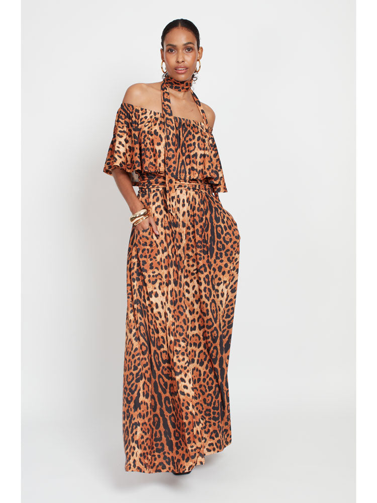 Onjenu Misty Maxi Dress Leopard
