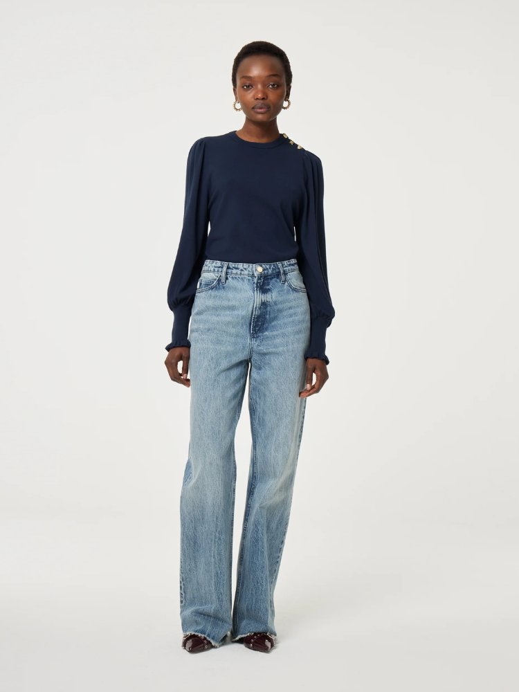 Fabienne Chapot Molly Balloon Pullover Navy
