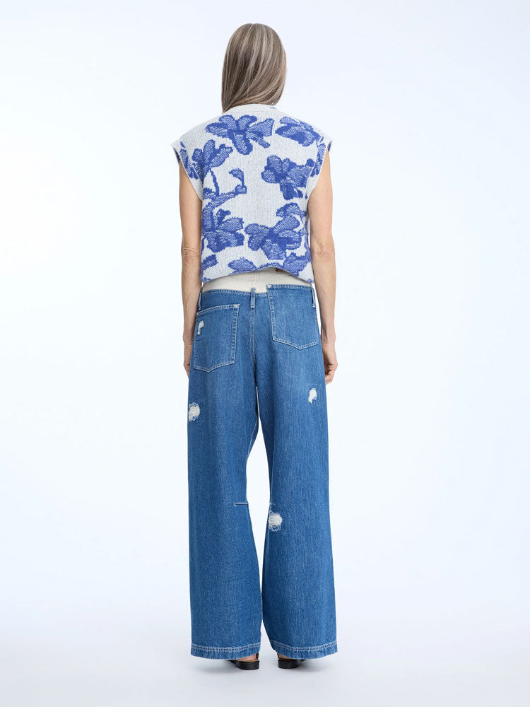 Munthe Nurulia Knit Mix Blue
