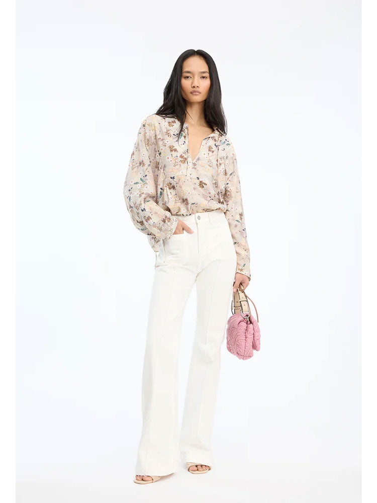 Munthe Babette Blouse Print Natural