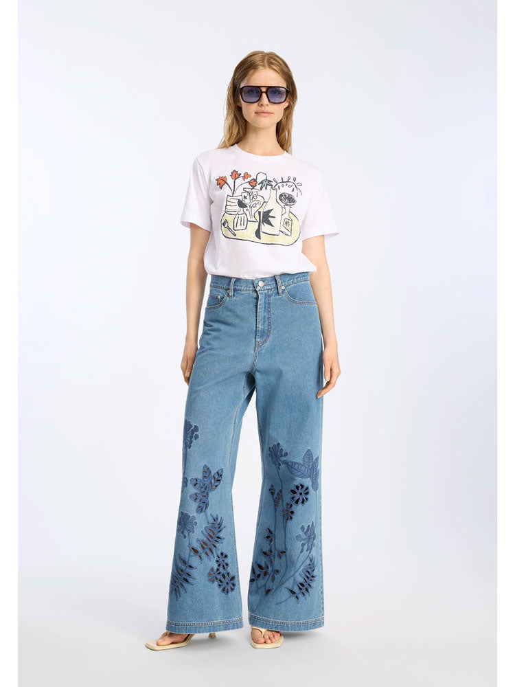 Munthe Ballon T-Shirt White