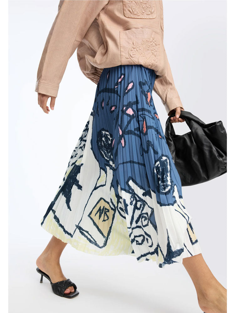 Munthe Charming Skirt Blue