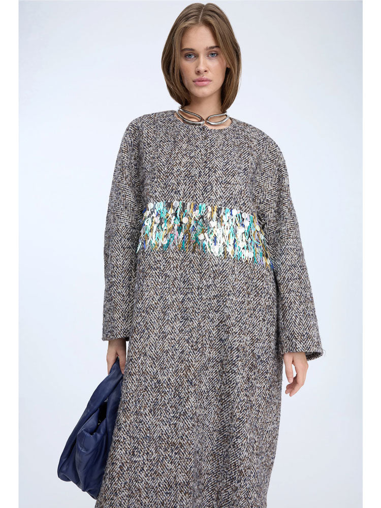 Munthe Ninella Coat Mixed Colour