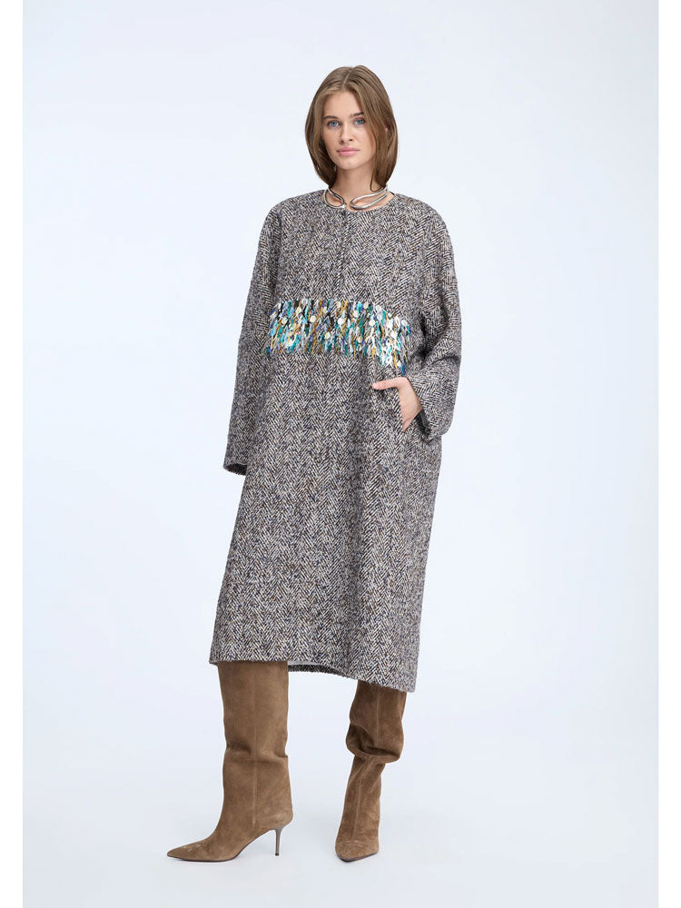 Munthe Ninella Coat Mixed Colour