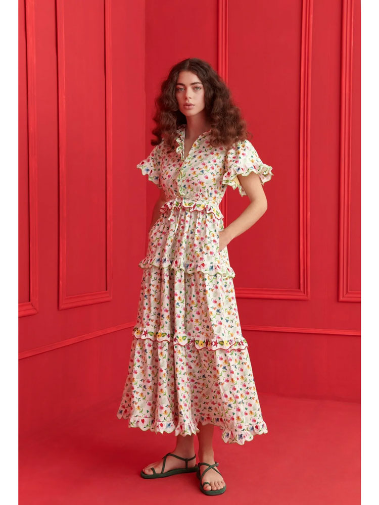 Celia B Nebula Dress White