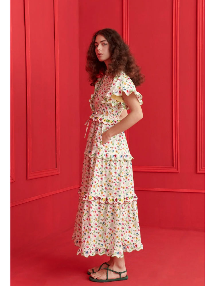 Celia B Nebula Dress White