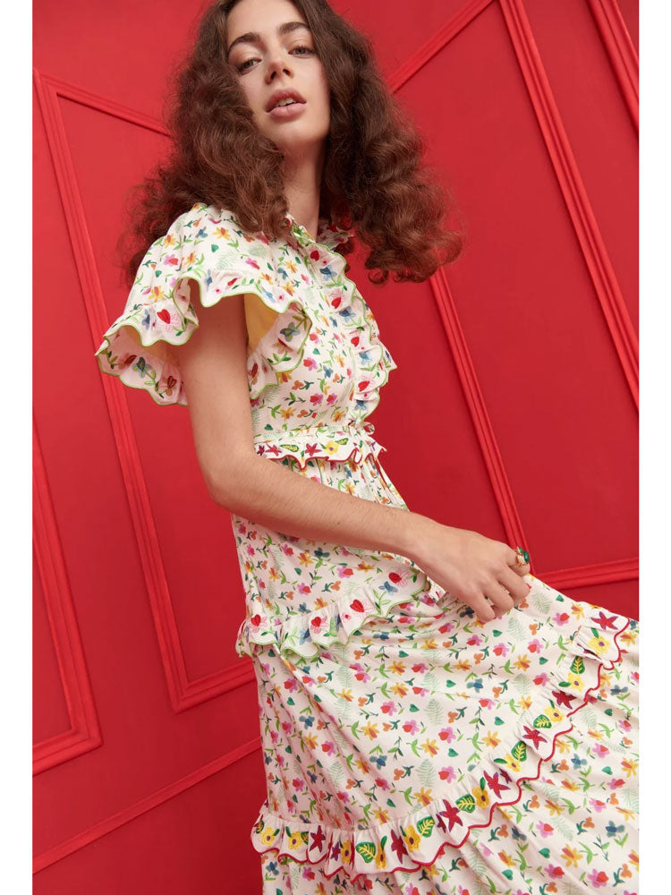 Celia B Nebula Dress White