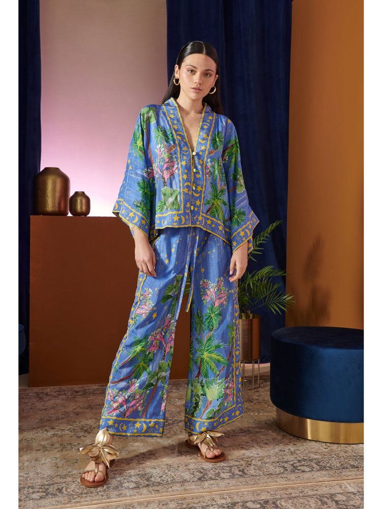 Celia B Noche Pants Blue