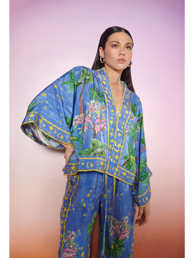 Celia B Noche Top Blue