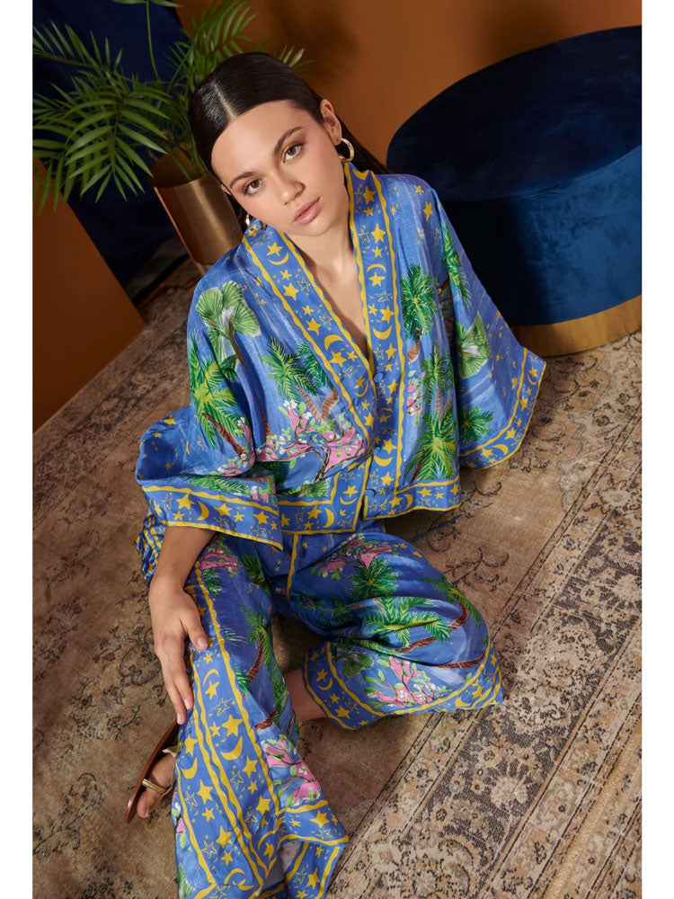 Celia B Noche Top Blue