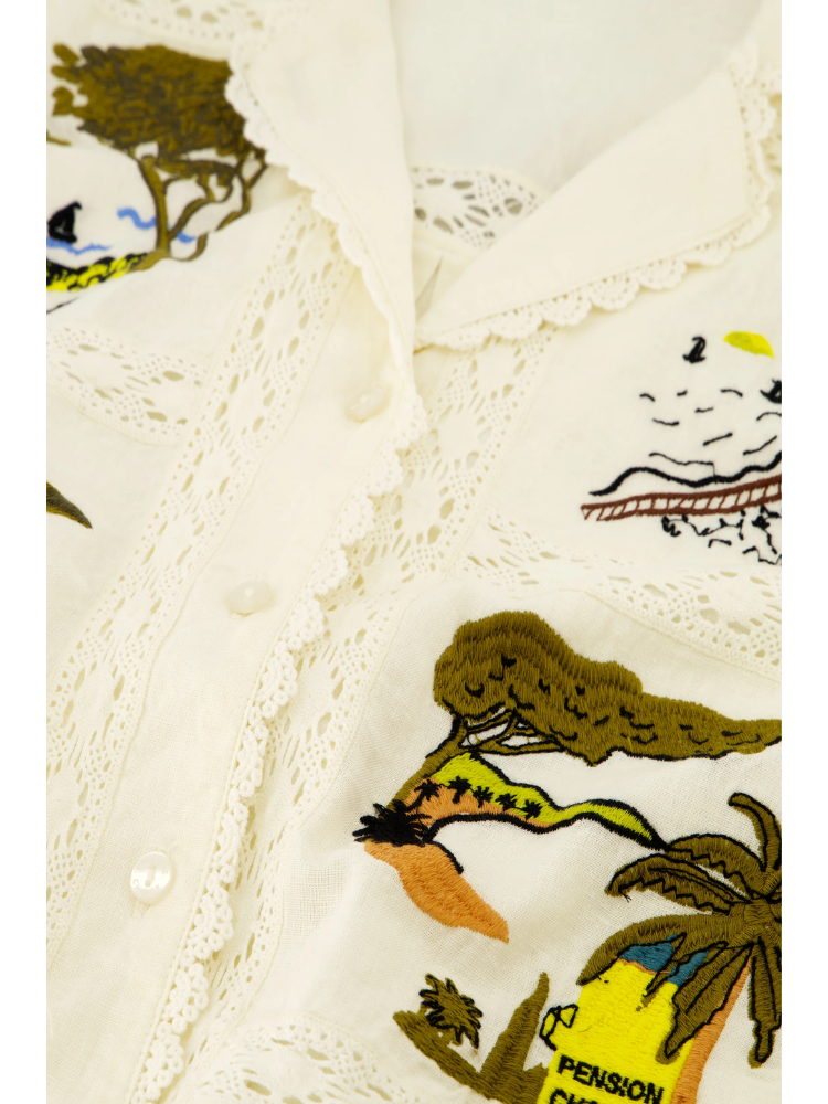 Fabienne Chapot Norma Blouse Cosy White