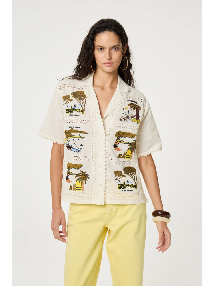 Fabienne Chapot Norma Blouse Cosy White