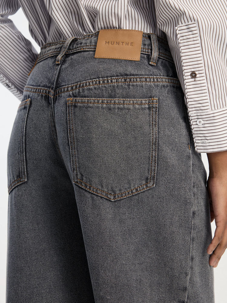 Munthe Obey Grey Drawstring Jeans