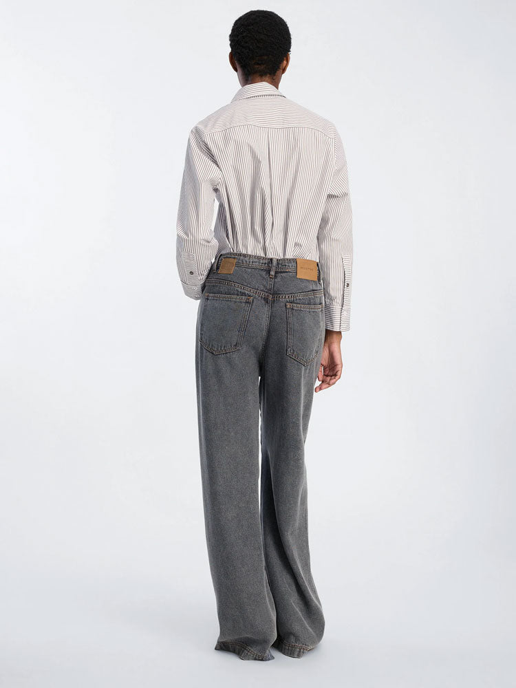 Munthe Obey Grey Drawstring Jeans