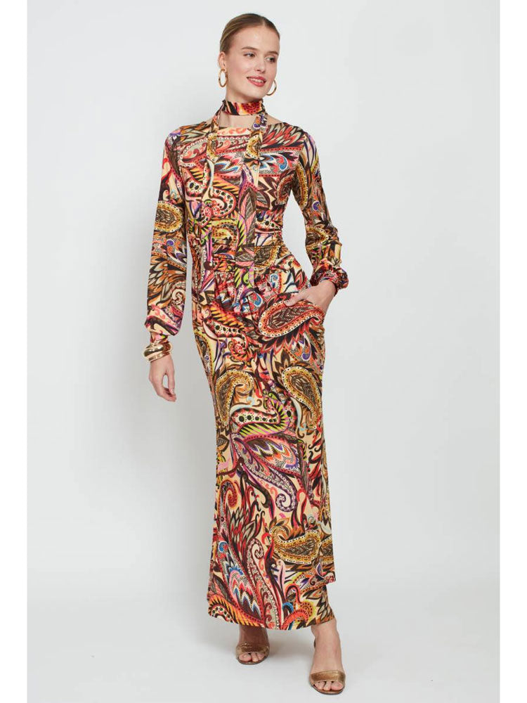 Onjenu Octavia Maxi Dress Wild Paisley