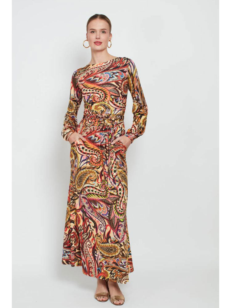 Onjenu Octavia Maxi Dress Wild Paisley