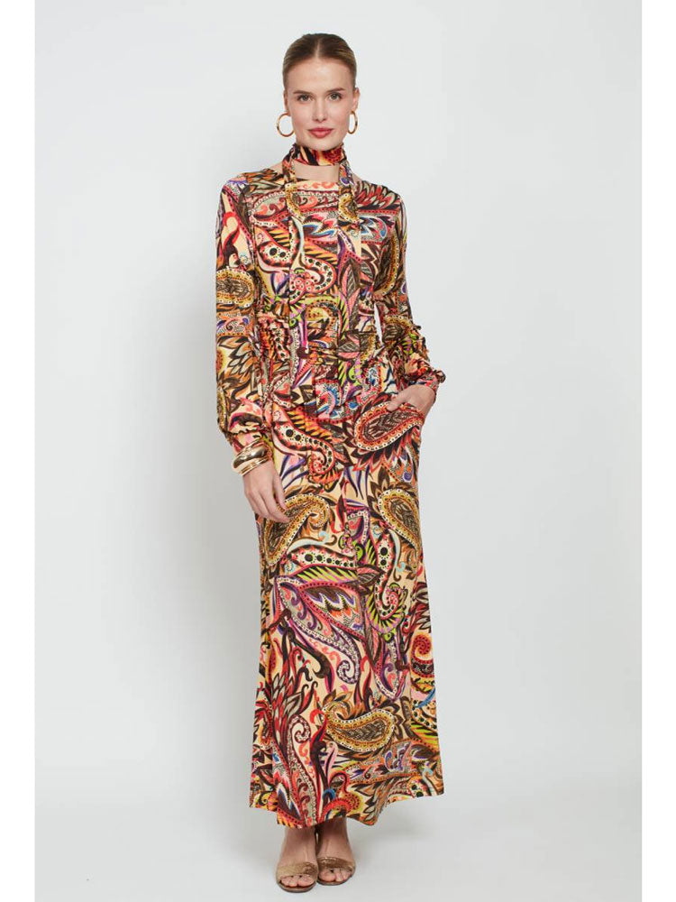Onjenu Octavia Maxi Dress Wild Paisley