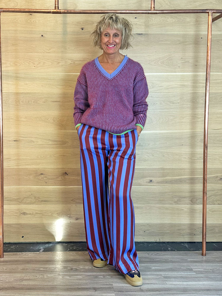 Oilily Philo Woven Trousers Purple