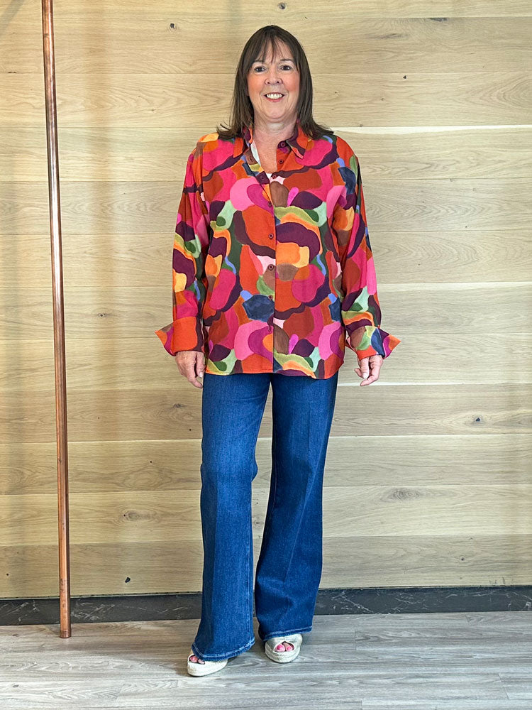 Oilily Bloem Woven Blouse Rumba Red