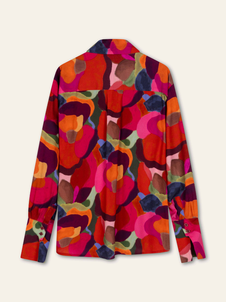 Oilily Bloem Woven Blouse Rumba Red