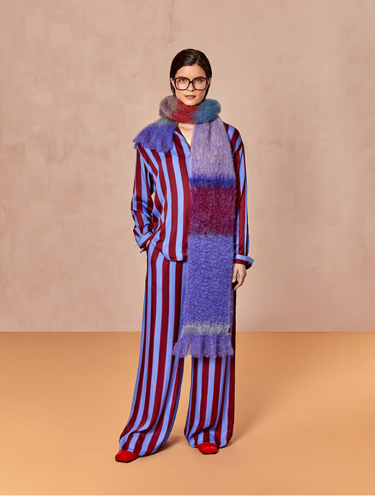 Oilily Philo Woven Trousers Purple