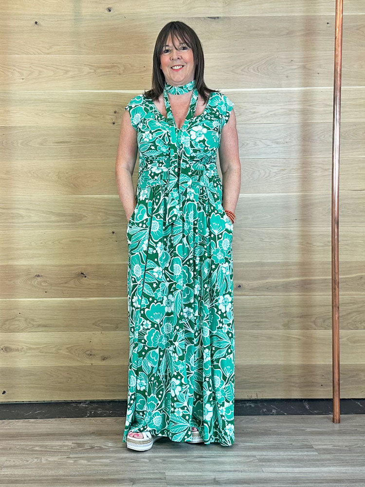 Onjenu Elizabeth Maxi Wildflower Green