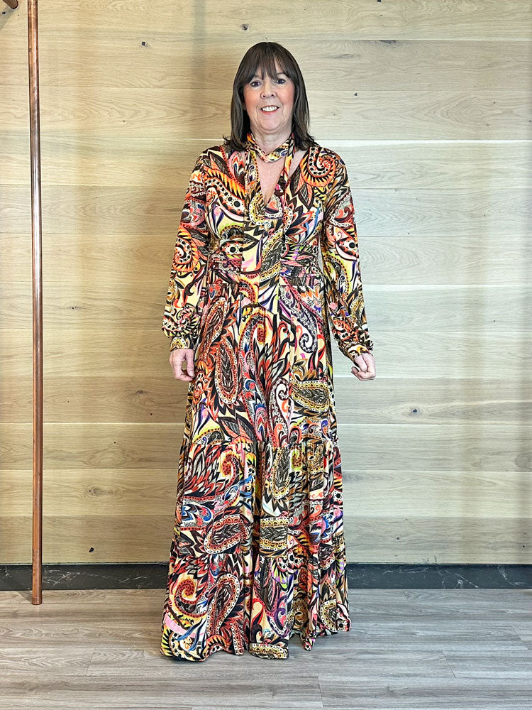 Onjenu Faye Dress Wild Paisley