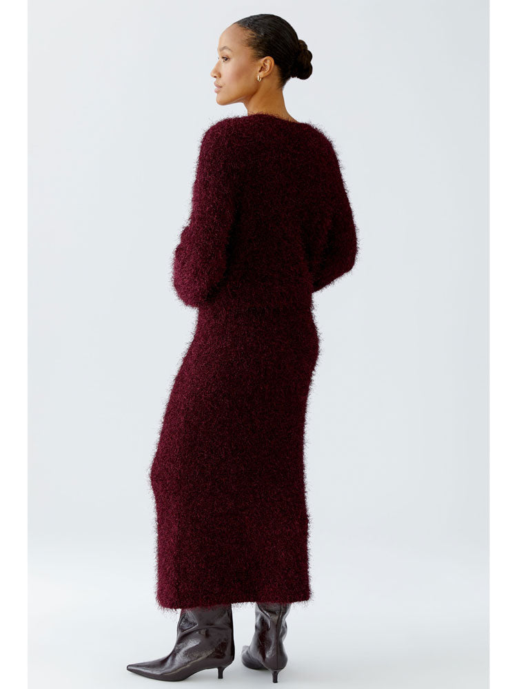 Oui Textured Knit Bramble Berry