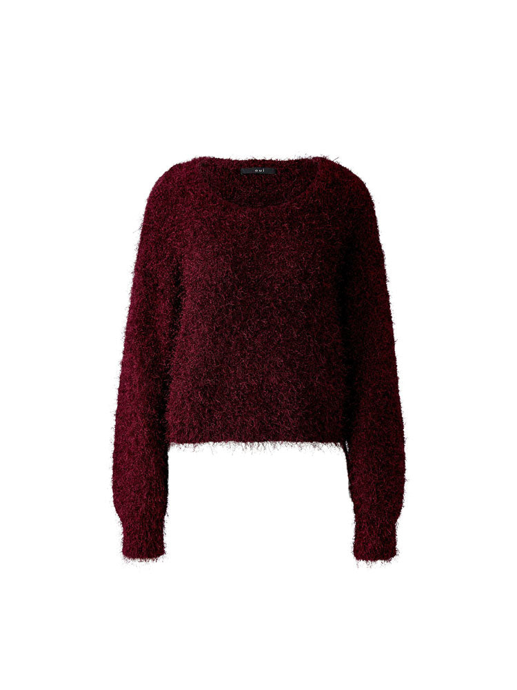 Oui Textured Knit Bramble Berry