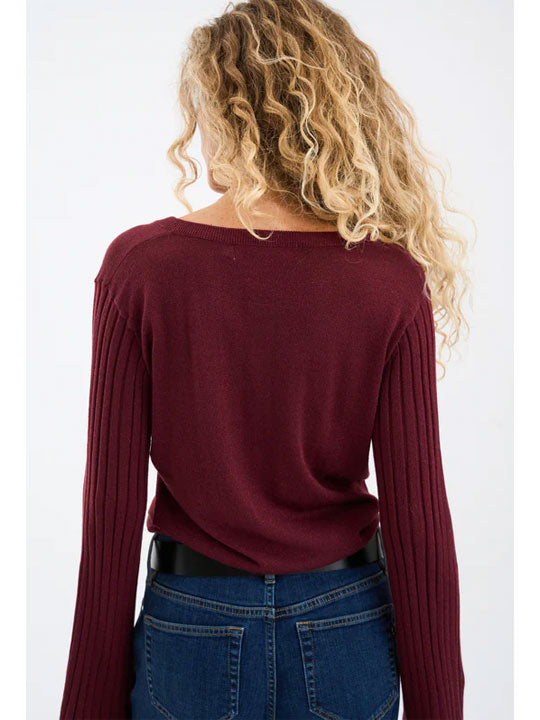 Pieszak PD-Vigga Pleat Sleeve Lurex Knit