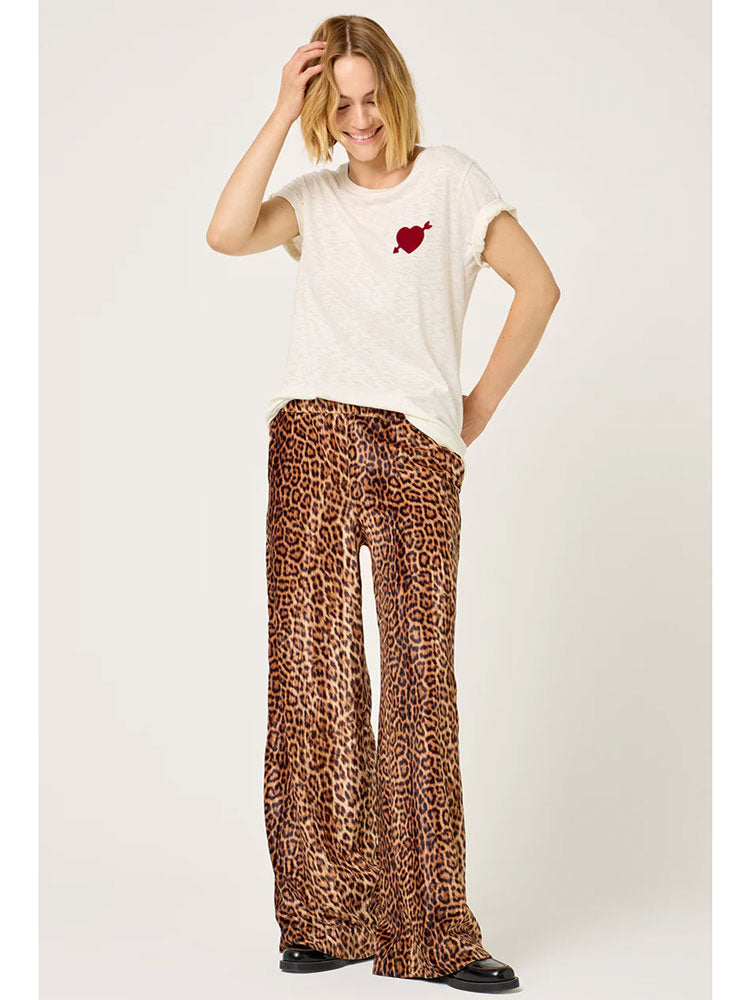 Five Pia Velvet Trousers Leopard
