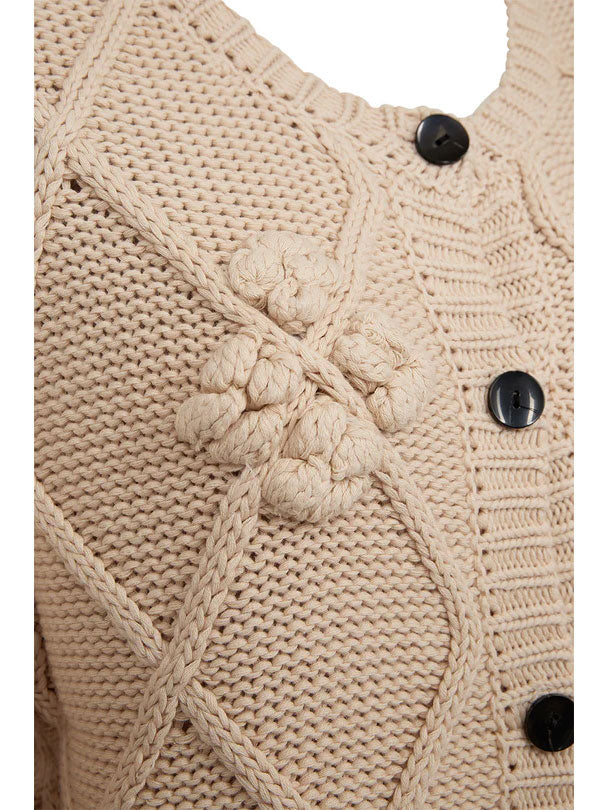 Pieszak PD-Pearl Knit Cardigan Beige