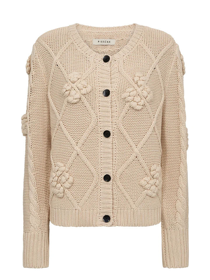 Pieszak PD-Pearl Knit Cardigan Beige
