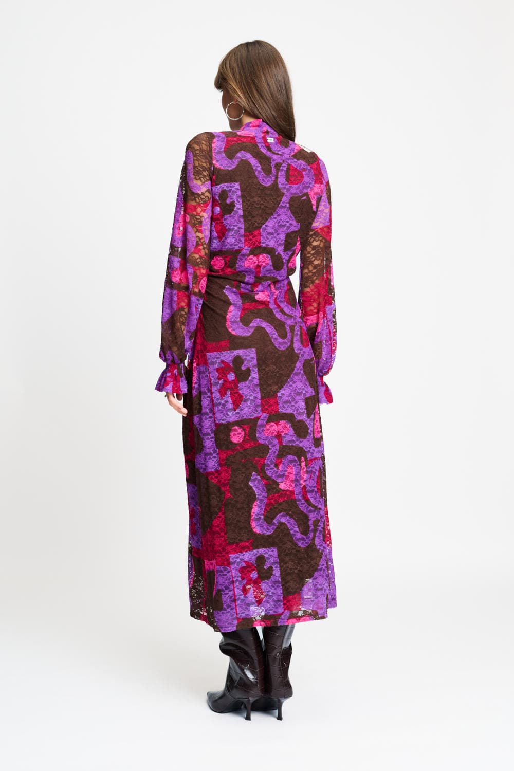 Pom Anna Dress Colourful Bows