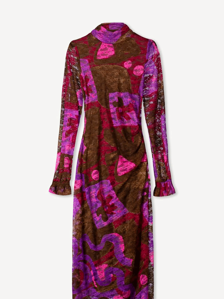 Pom Anna Dress Colourful Bows