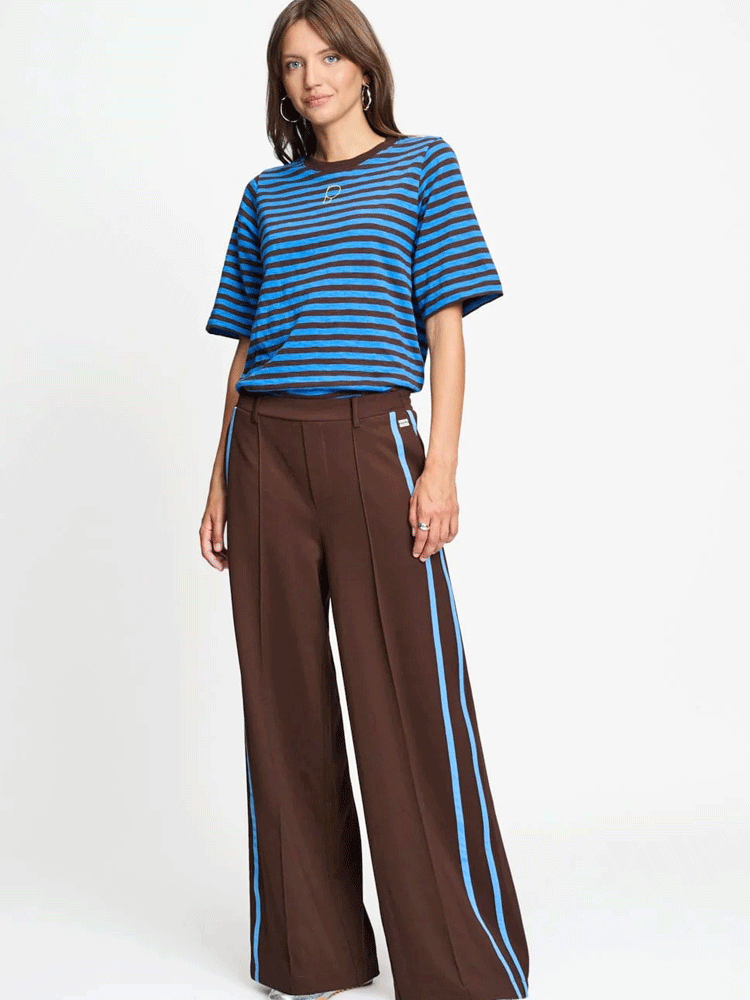 Pom Nora Trousers Chocolate Brown