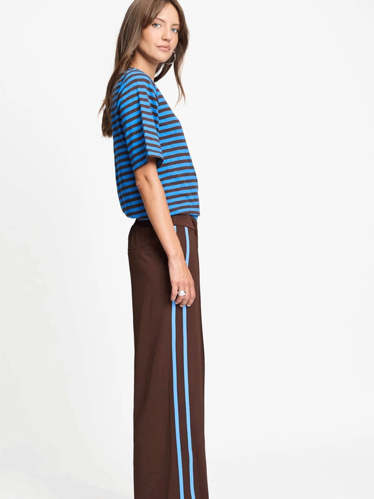 Pom Nora Trousers Chocolate Brown
