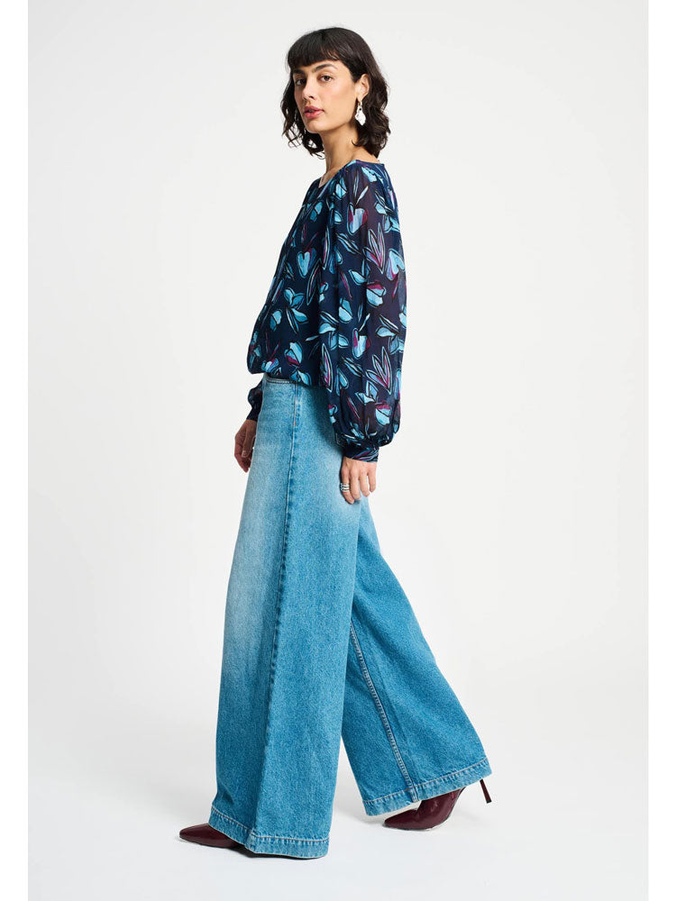 Pom Blouse Dashing Nights