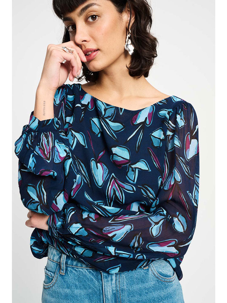 Pom Blouse Dashing Nights
