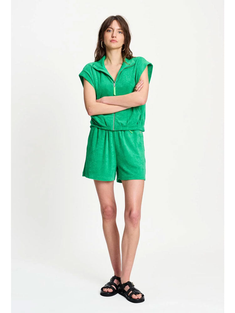 Pom Terry Palm Green Gilet