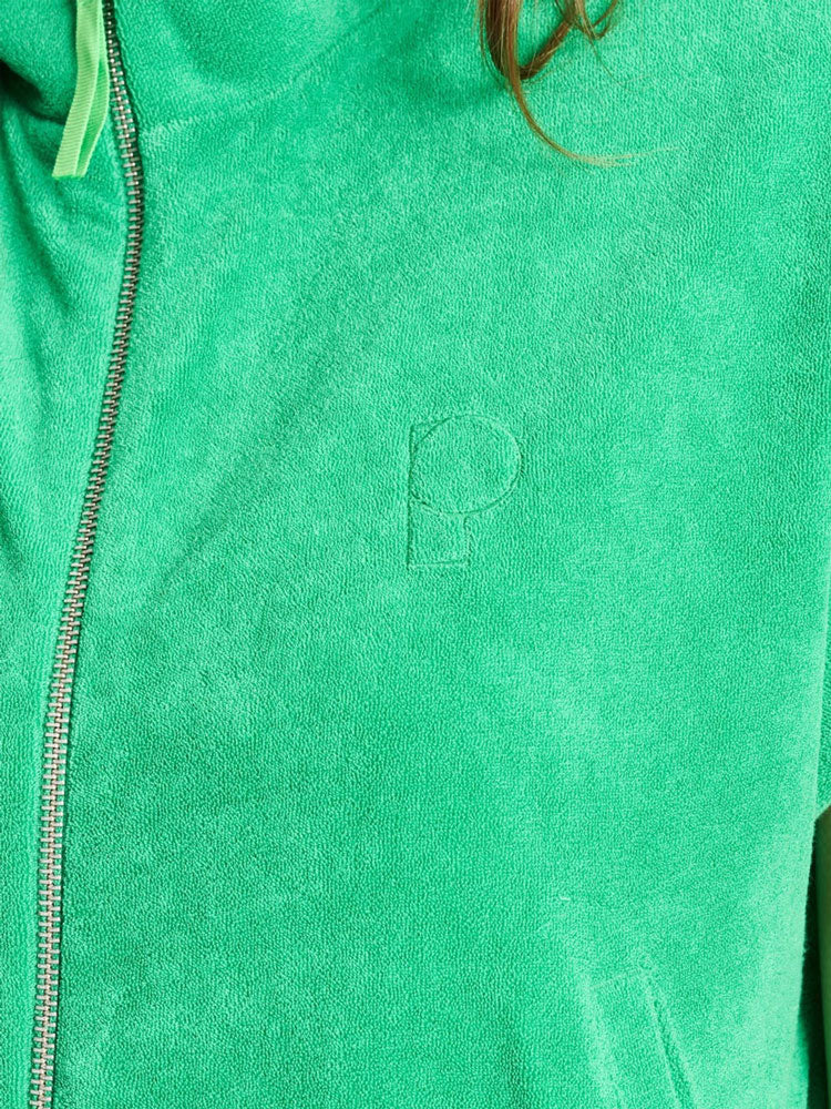 Pom Terry Palm Green Gilet