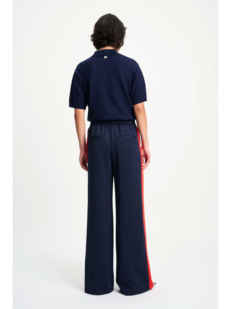Pom Trackpants Stripe Night Blue